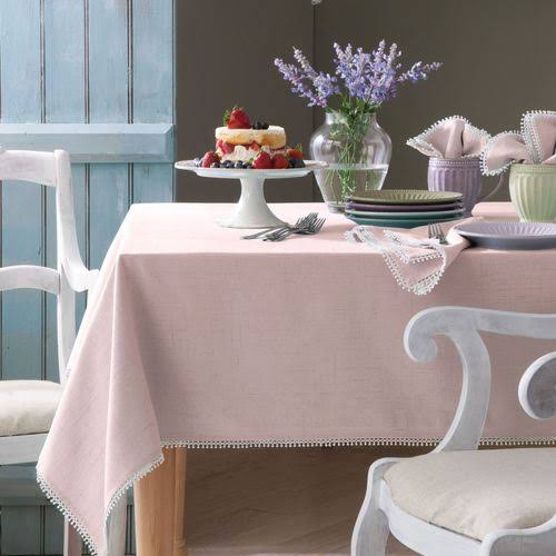 Lenox French Perle Solid Tablecloth Natural