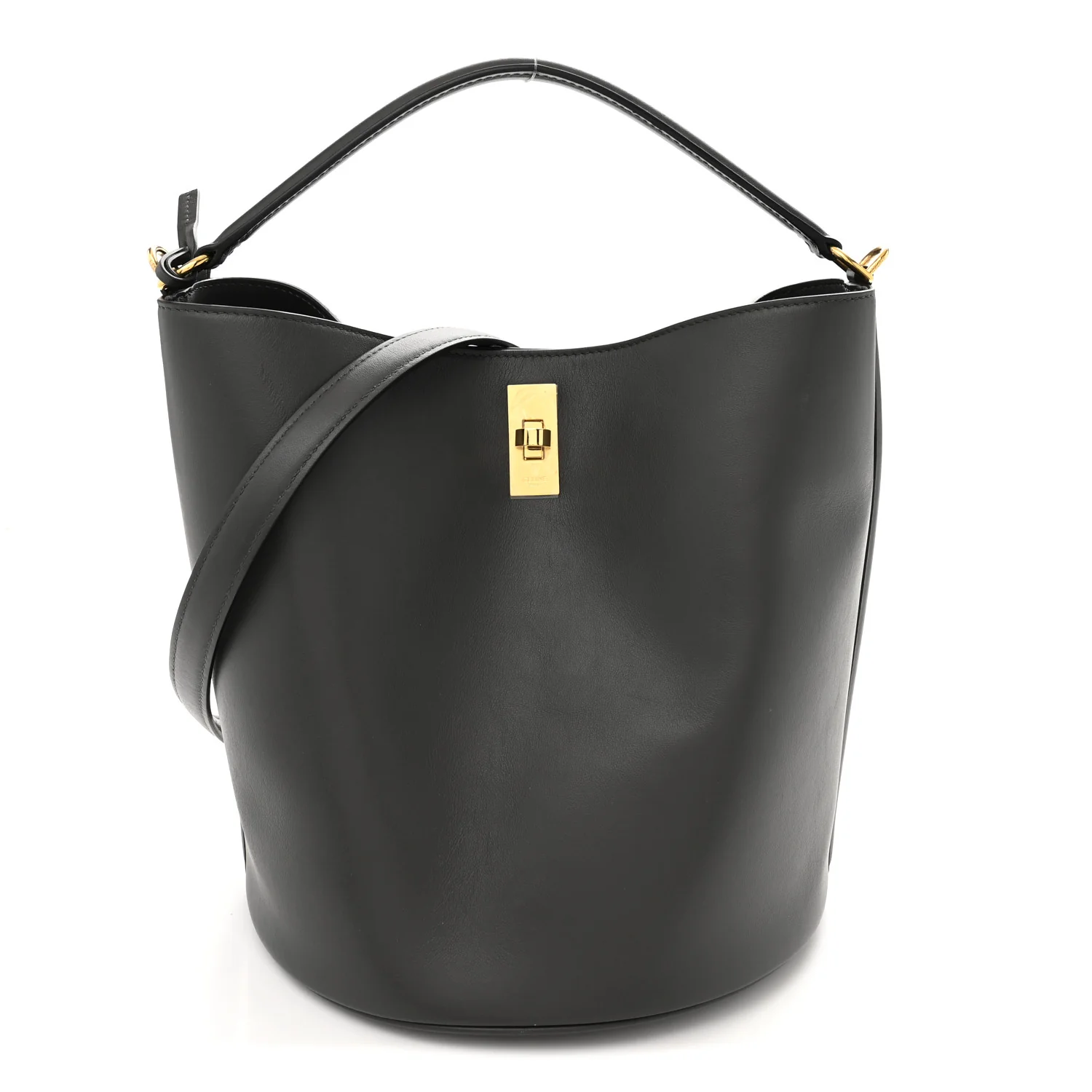 Smooth Calfskin Bucket 16 Bag Anthracite