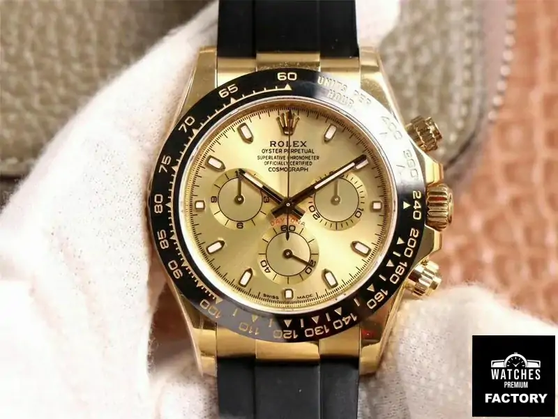 Rolex Daytona M116518LN-0042 Noob Factory Champagne Dial 4130 Movement