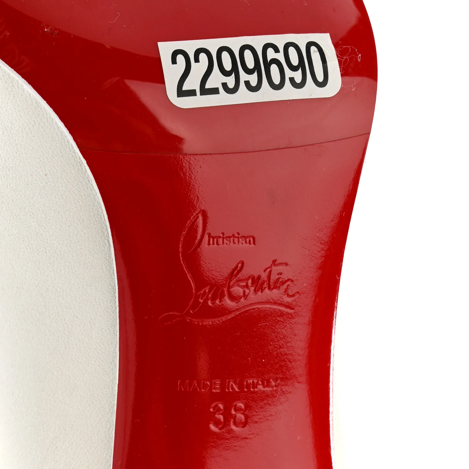 Pearlescent Nappa Miss Z 80 Pumps 38 Bianco