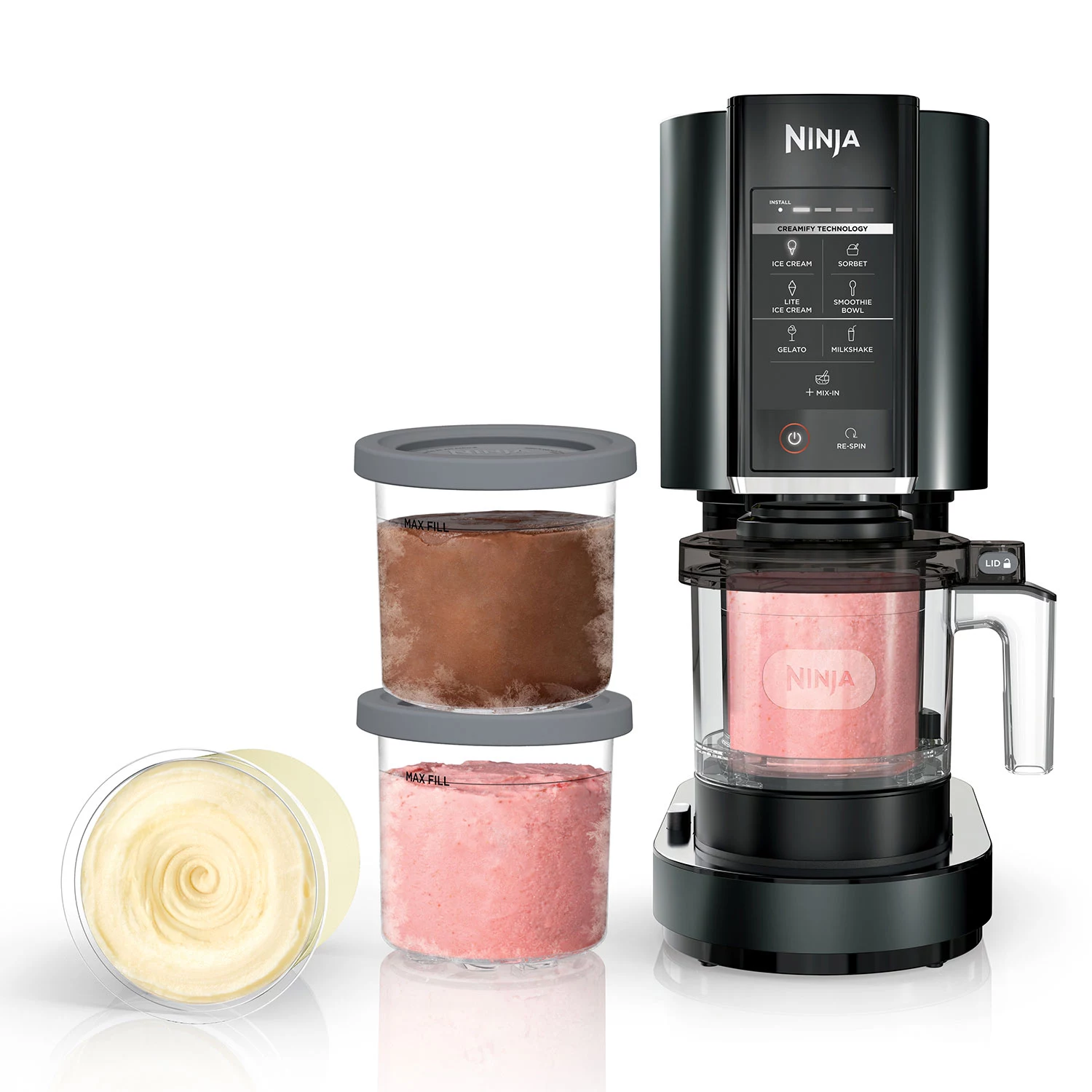 Open Box CN315A Creami Ice Cream Sorbet Maker, 7 Frozen Treat Programs, 4 Pints