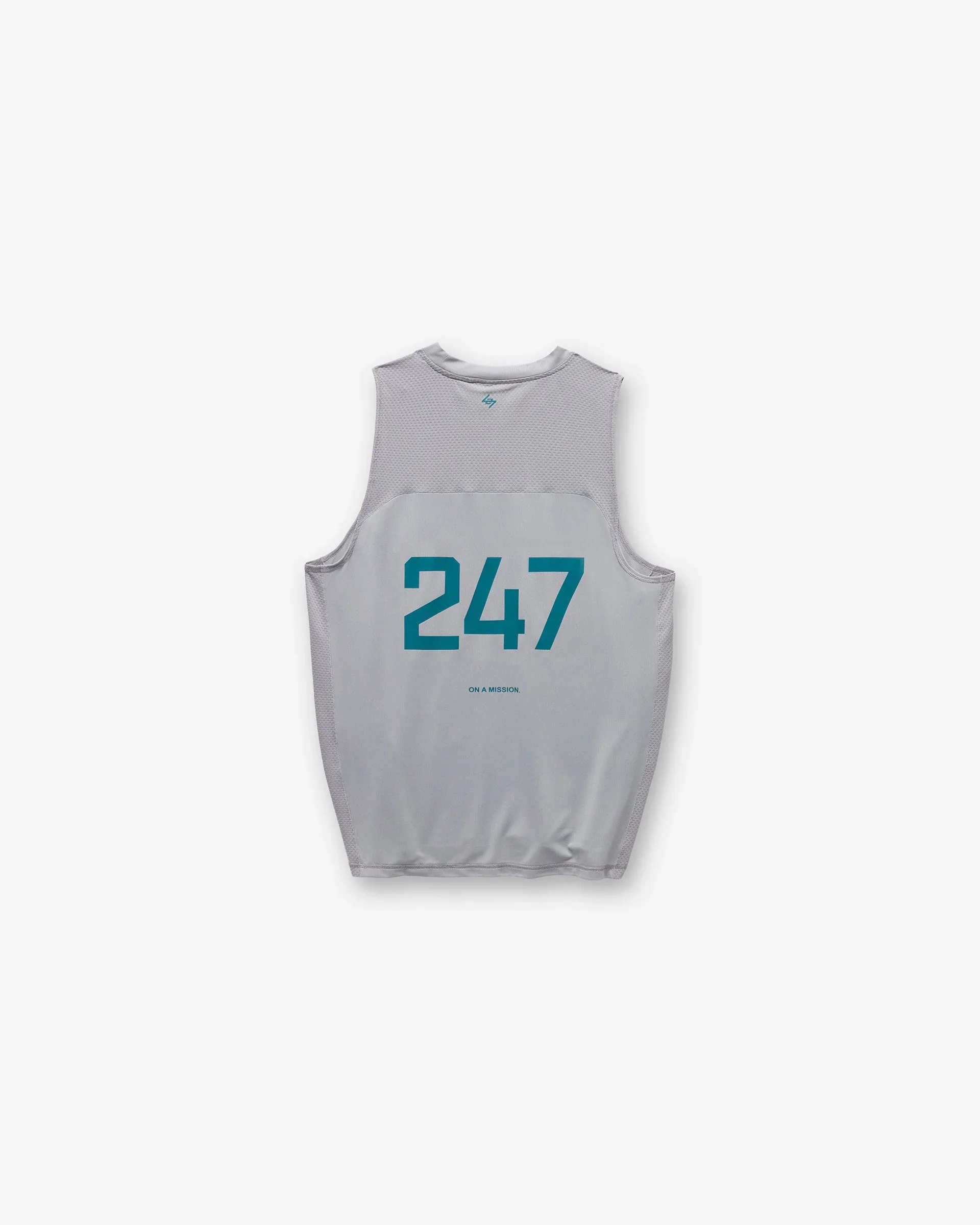 247 Numbers Vest - Graphite Grey