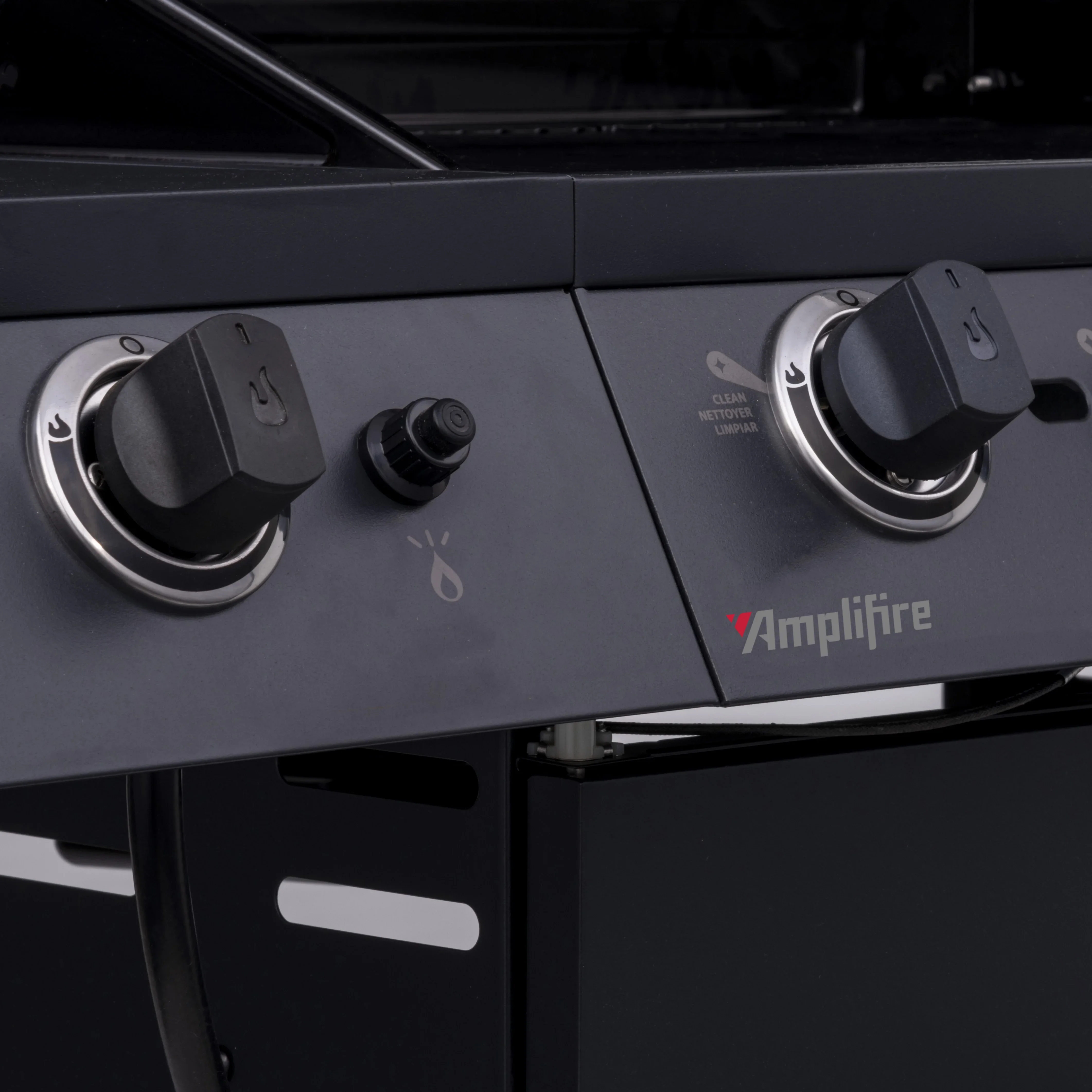 Performance Series Infrared 4-Burner Propane Gas Grill Cabinet with Side Burner, Black