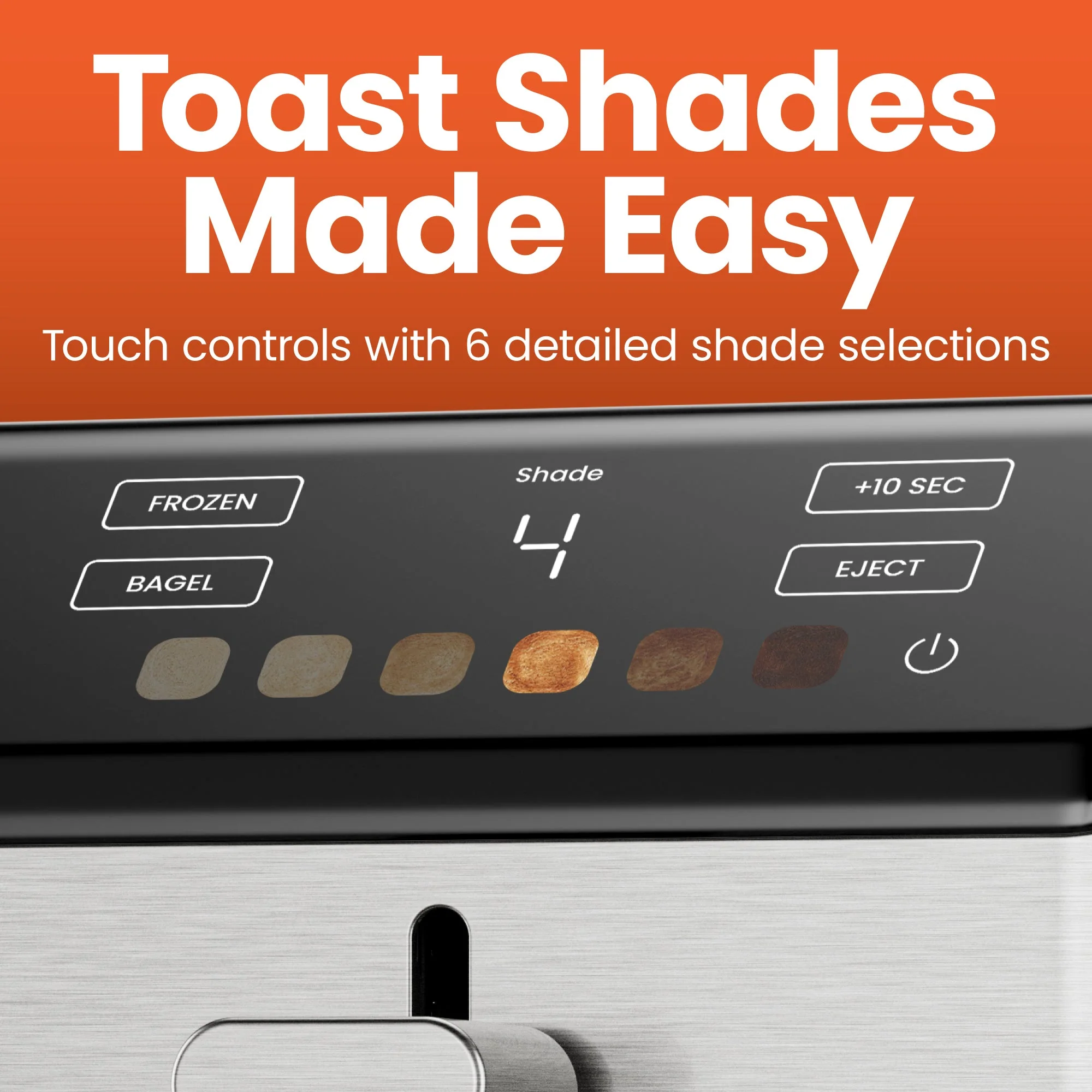 Smart Touch 2 Slice Digital Toaster