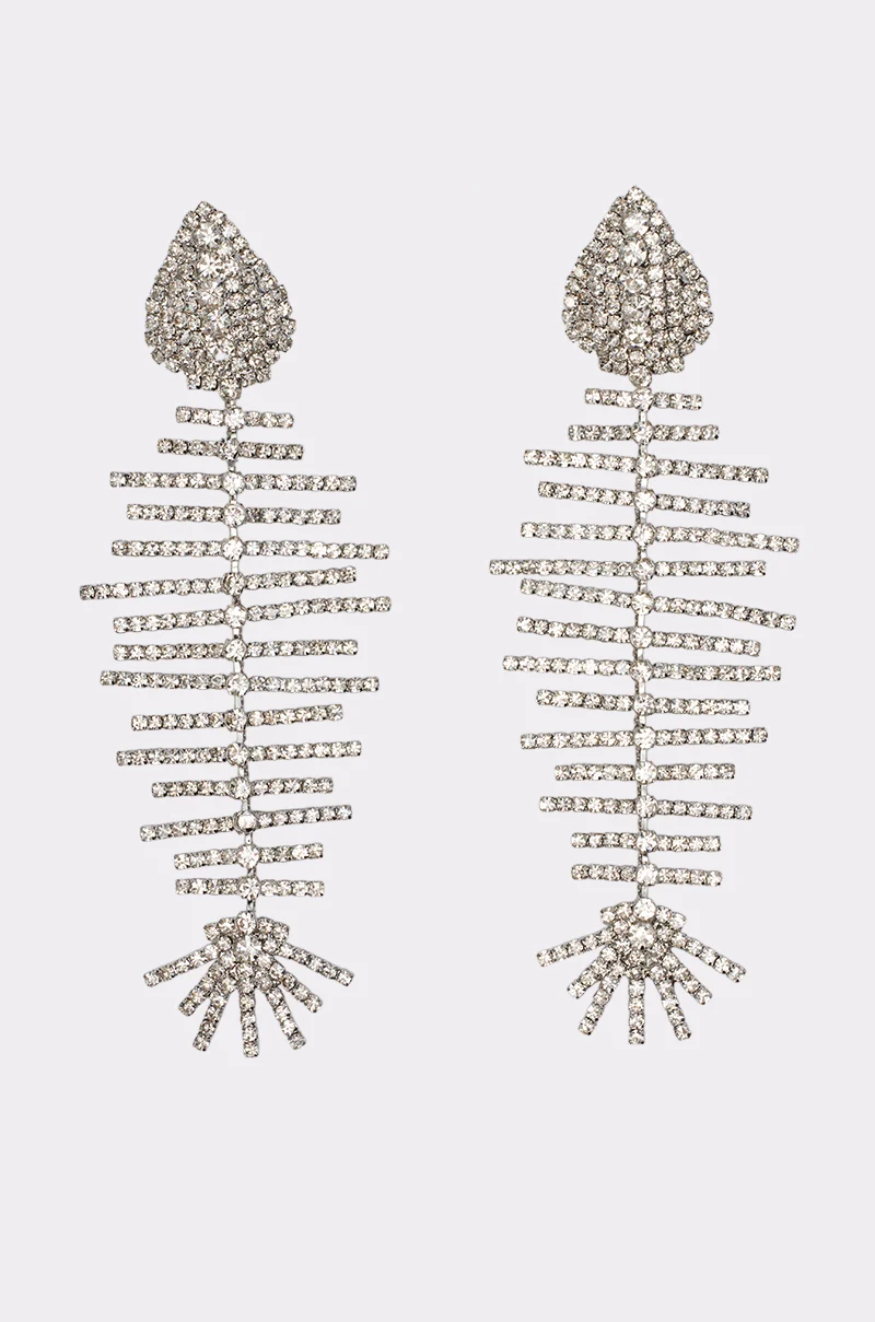 GLOW MODE BEDAZZLED EARRINGS - Akira Store