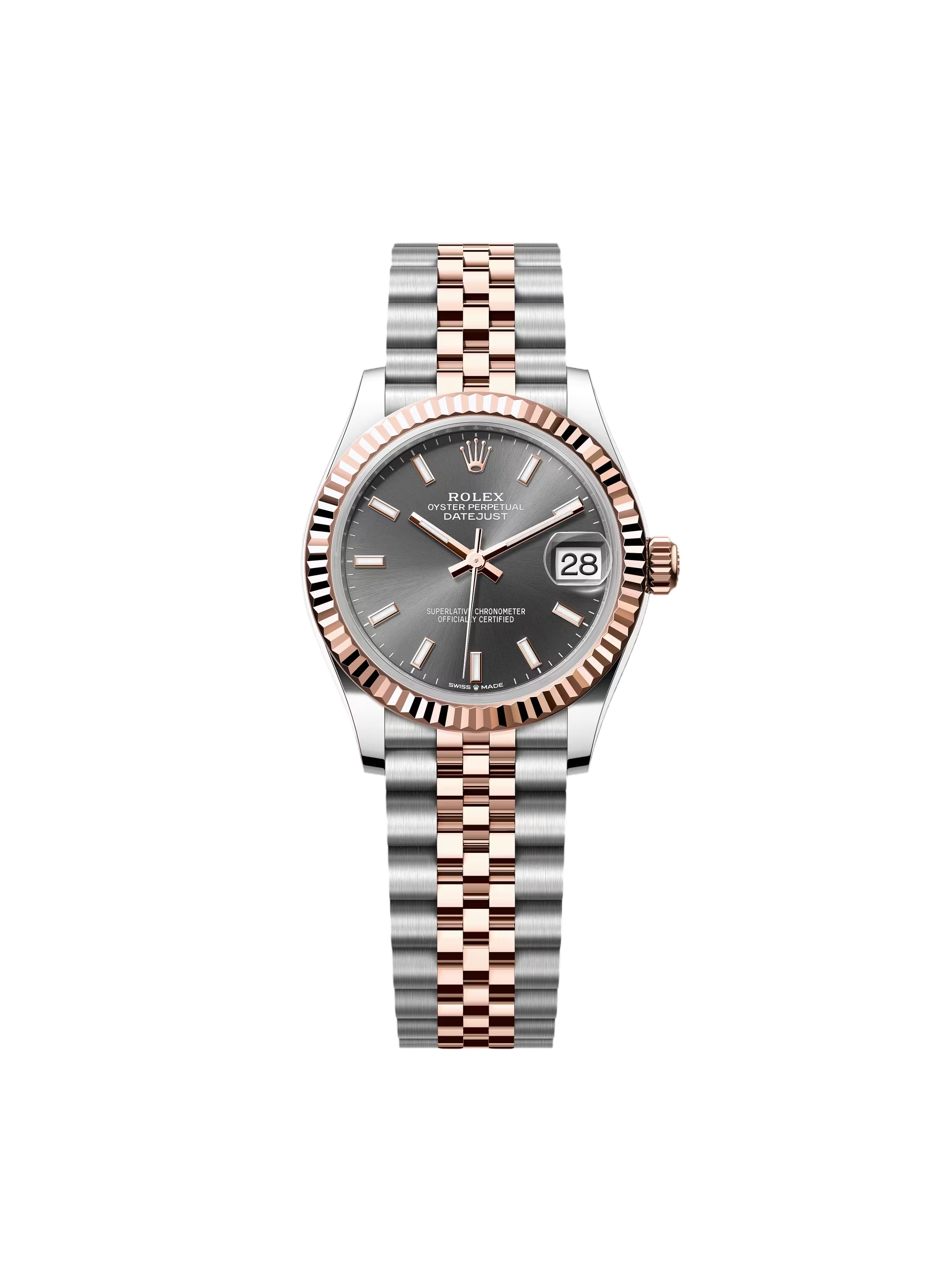 【Super Clone】RLX Datejust m278271-0017/0018 Slate 31mm Dial Oyster Bracelet Watch