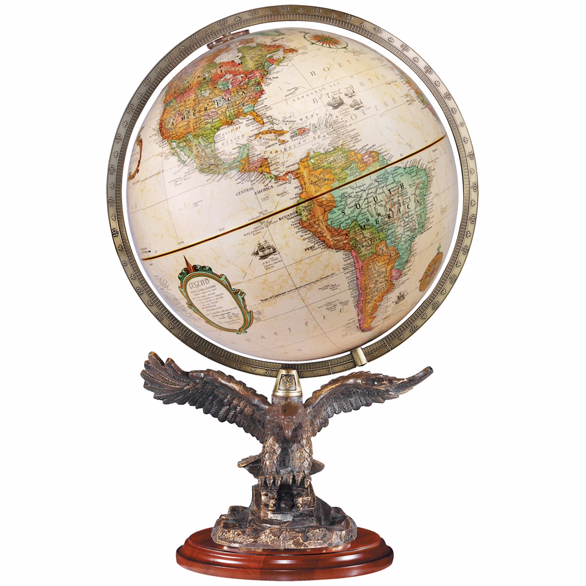 Replogle Dawson Floor Globe, Grey(16" Diameter)