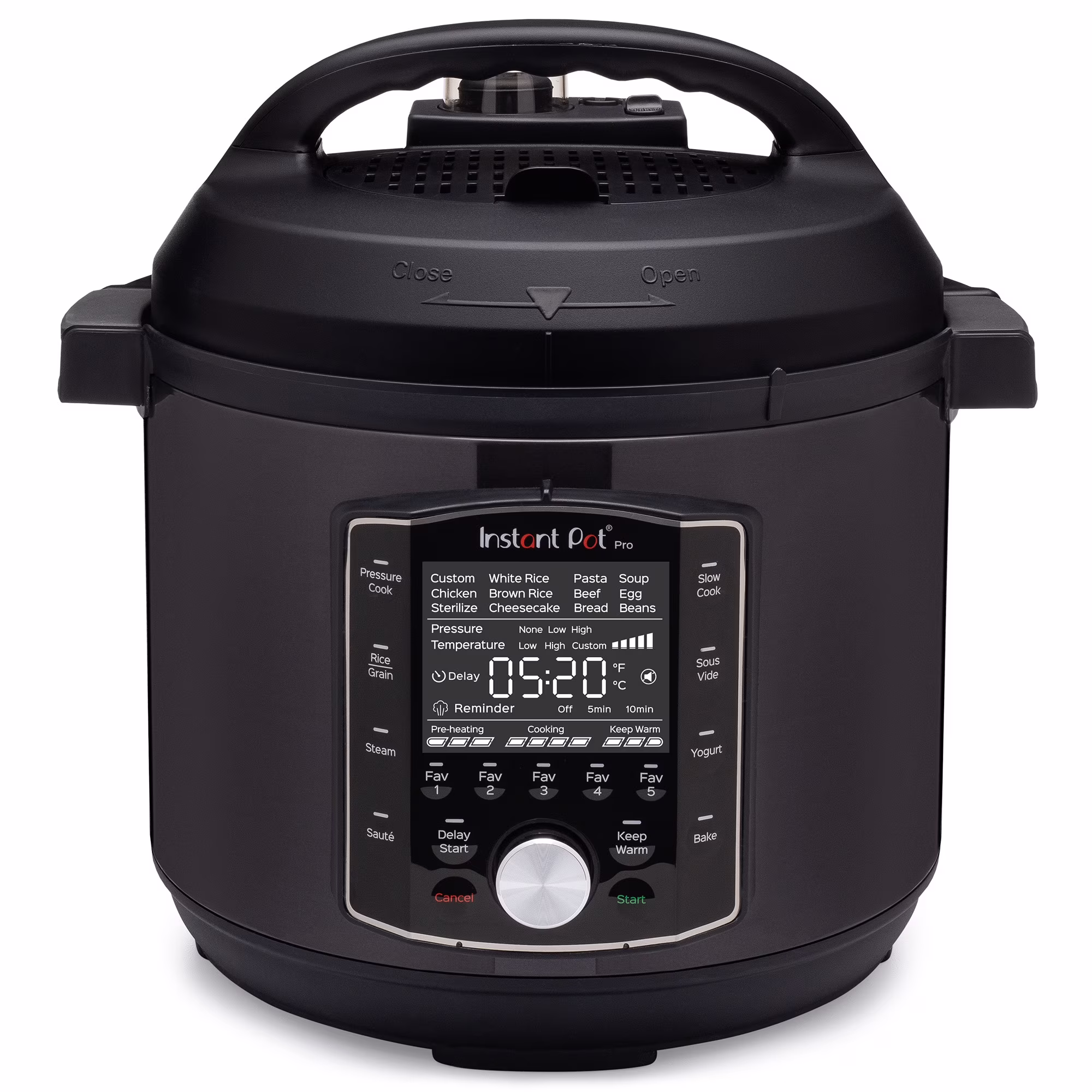 Instant Pot Pro 8 - Quart Electric Pressure Cooker, 10 - in - 1 Slow Cooker, Rice/Grain Cooker, Steamer, Saut, Sous Vide, Yogurt Maker, Sterilizer and Warmer