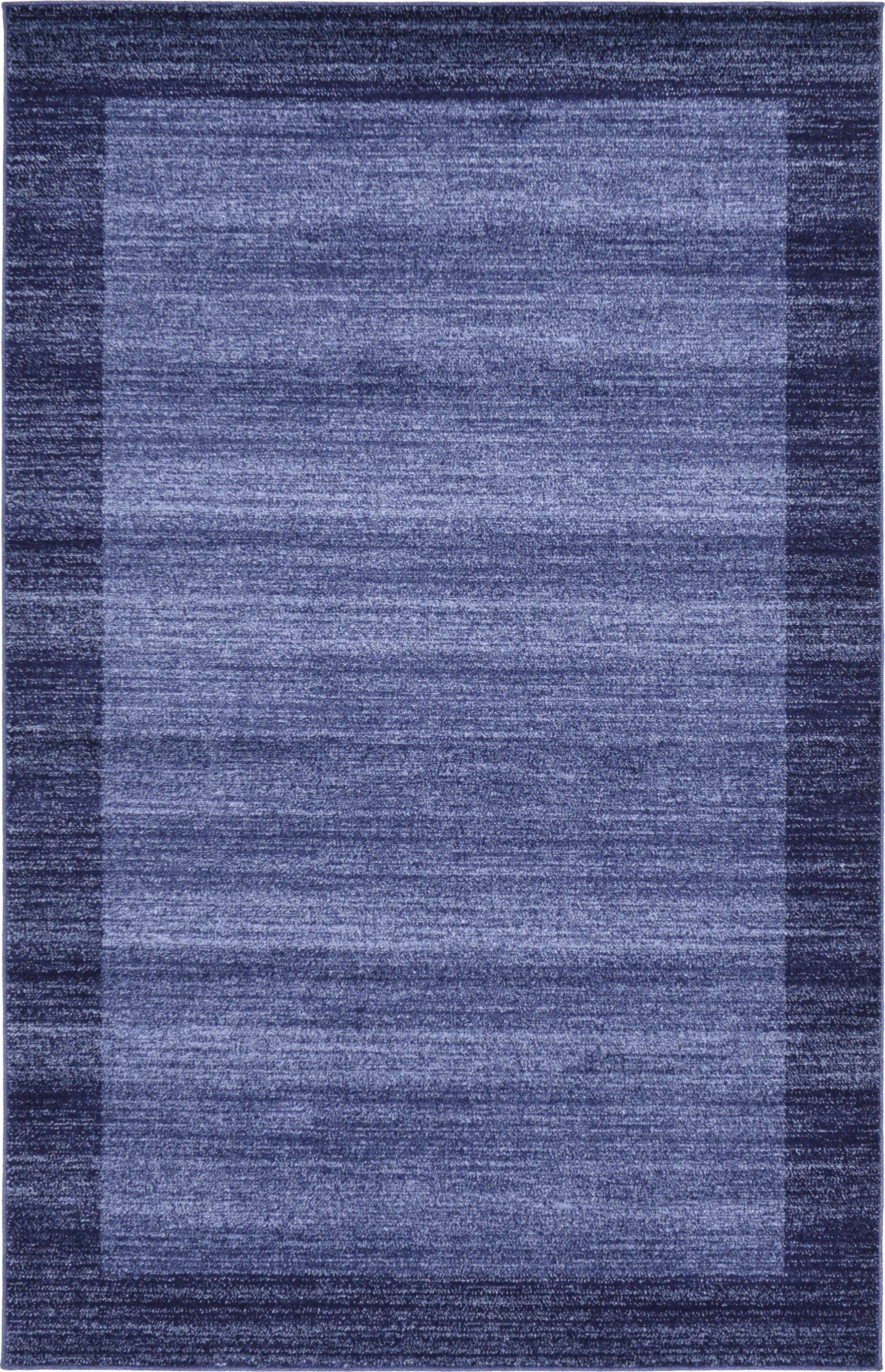 Unique Loom Abigail Del Mar Area Rug - 5' x 8' Navy Blue