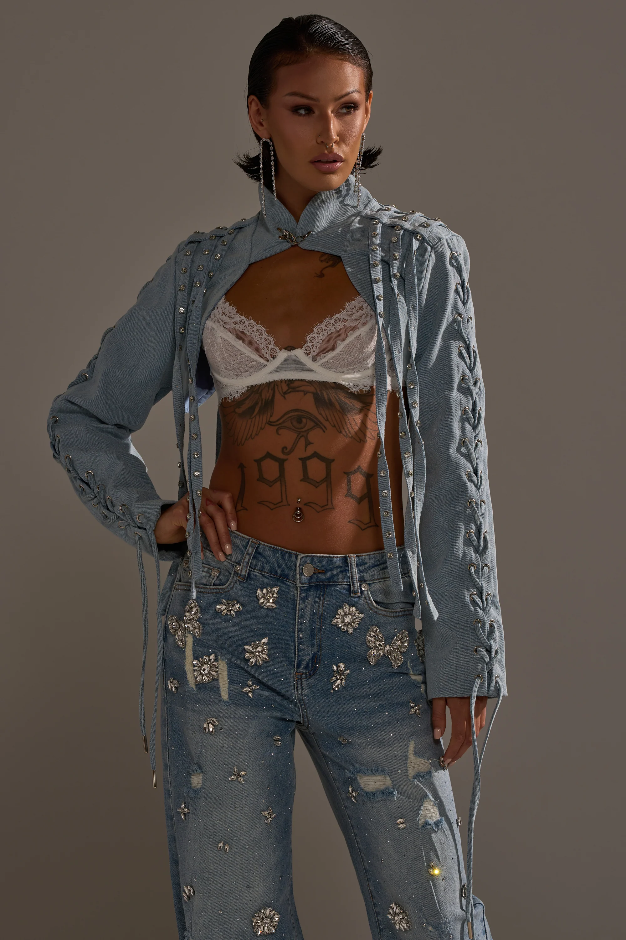 IMPULSIVE DENIM BOLERO - Akira Store