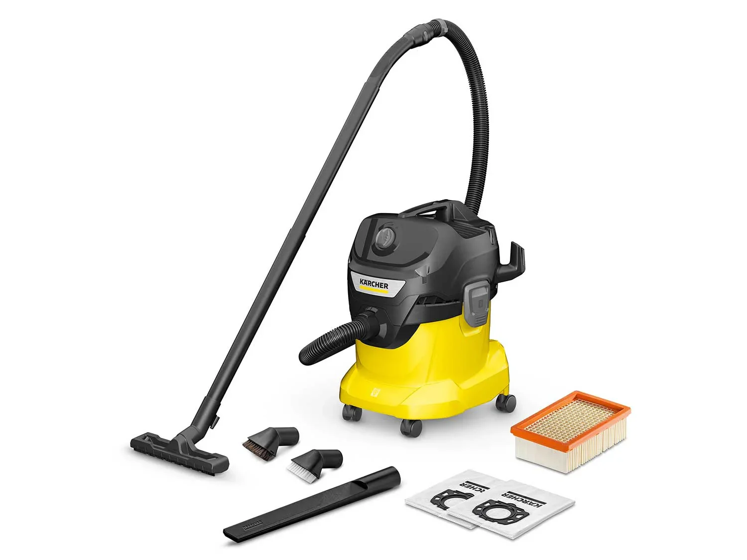 Krcher Aspirateur eau et poussire KWD 4, 1000 W