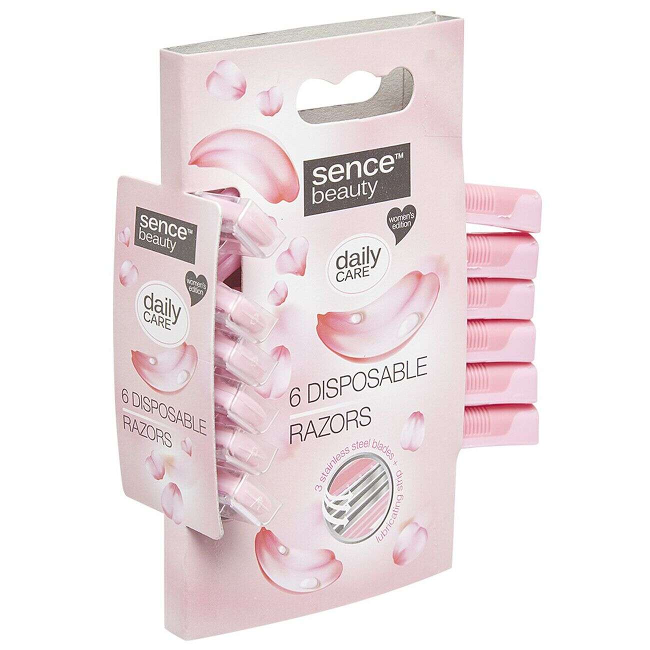 Rasoir jetable x 6 triple lame femme