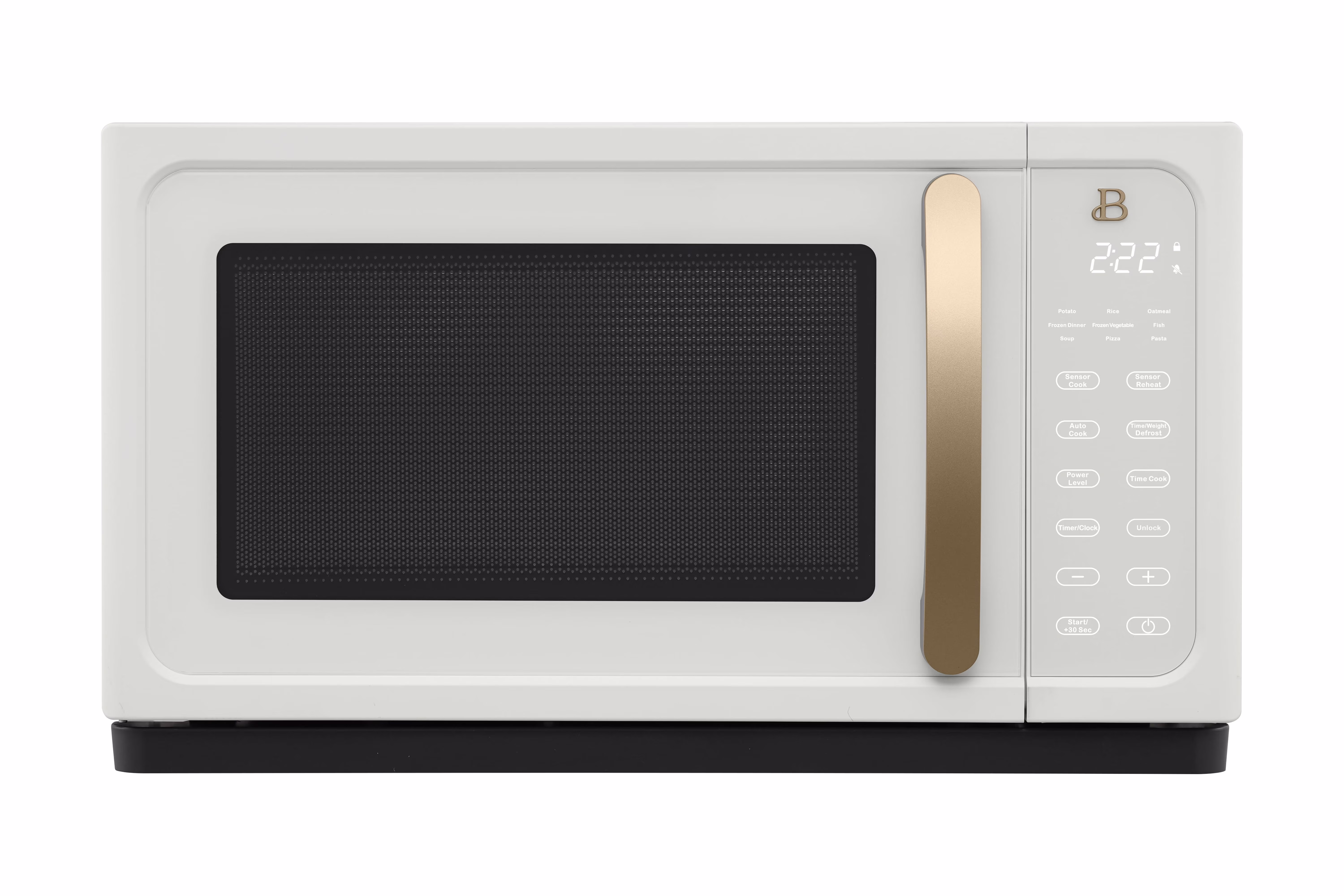 Beautiful 1.1 Cu ft 1000 Watt, Sensor Microwave Oven, White Icing, New(White Icing)