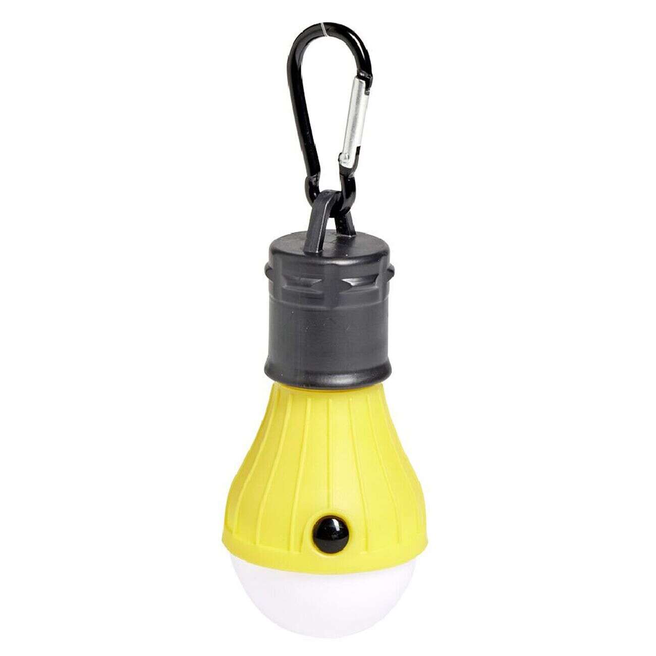 Lampe camping jaune à piles 3 fonctions