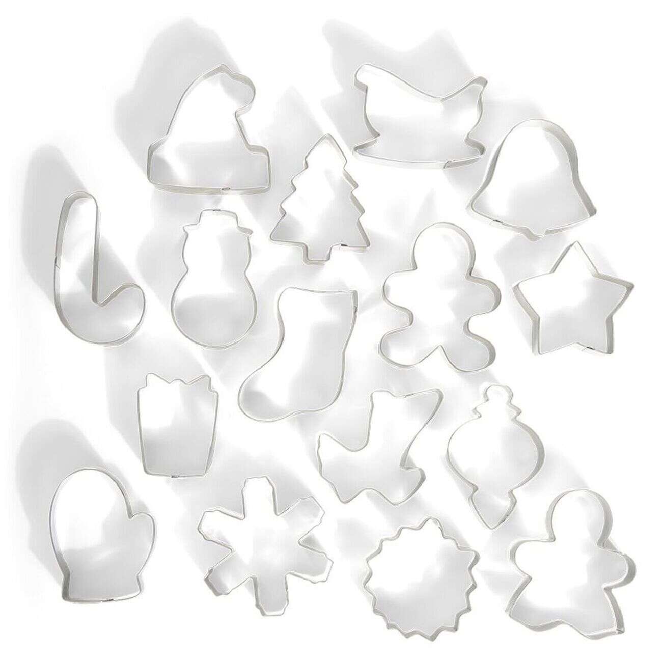 Emporte-pièce en métal x16