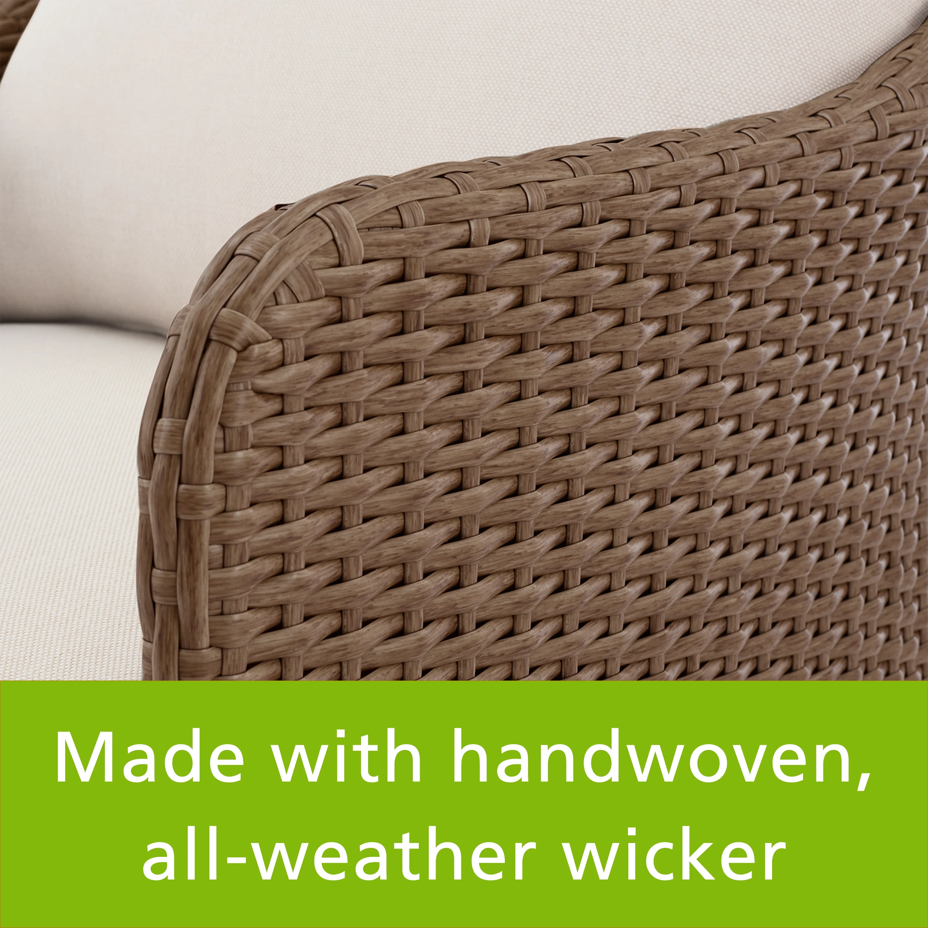 Chelsea 2 Pieces Outdoor Patio Swivel Rocker with Beige Cushions - Image 5