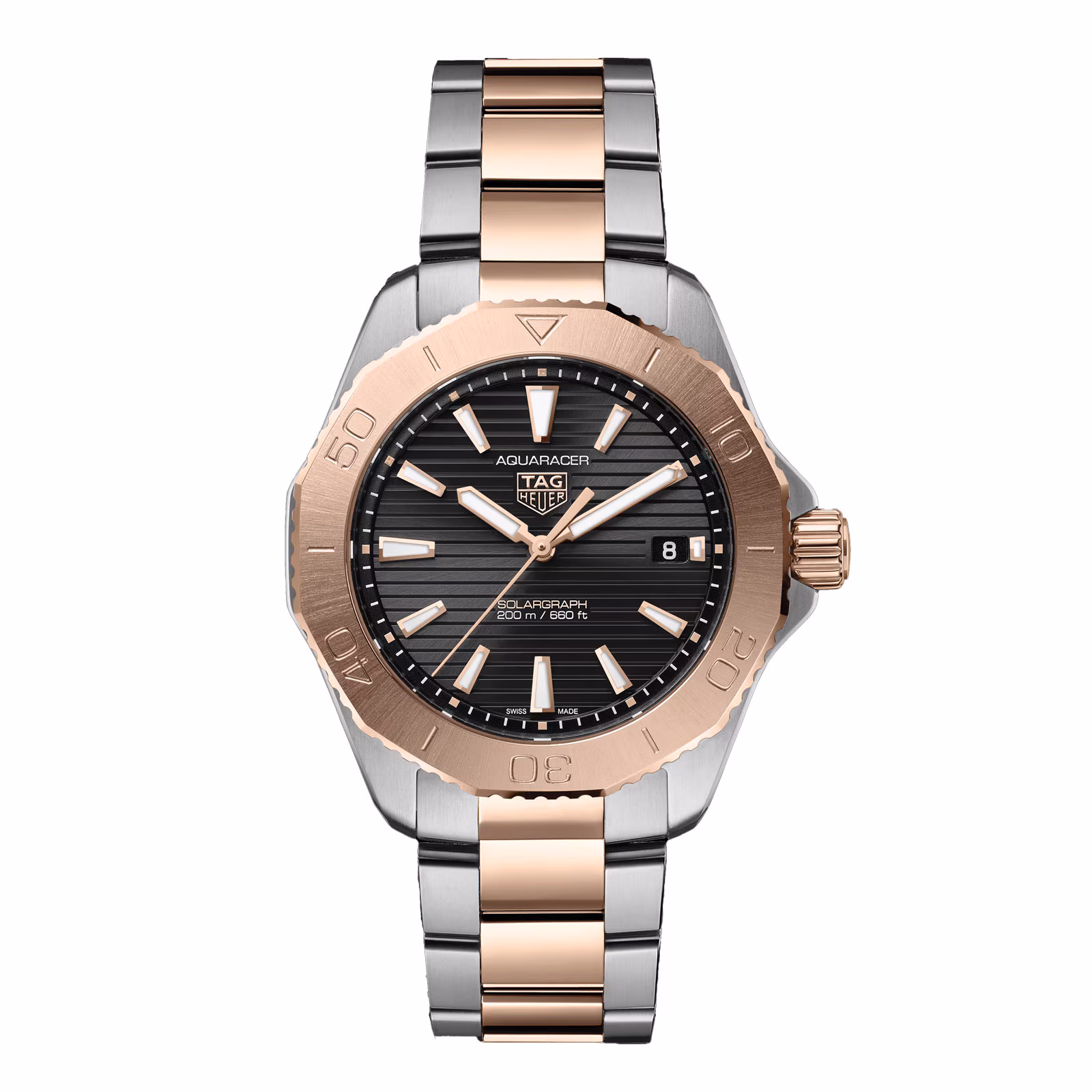 【Super Clone】TAG Heuer Aquaracer Professional 200 Solargraph 40mm Mens Watch WBP1121.BB0003