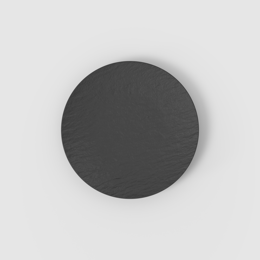 Manufacture Appetizer/ Bread Plate - Black, 6.2'', Premium Porcelain