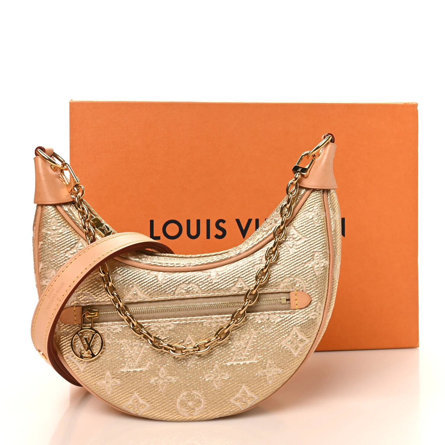 Monogram Jacquard Loop Gold