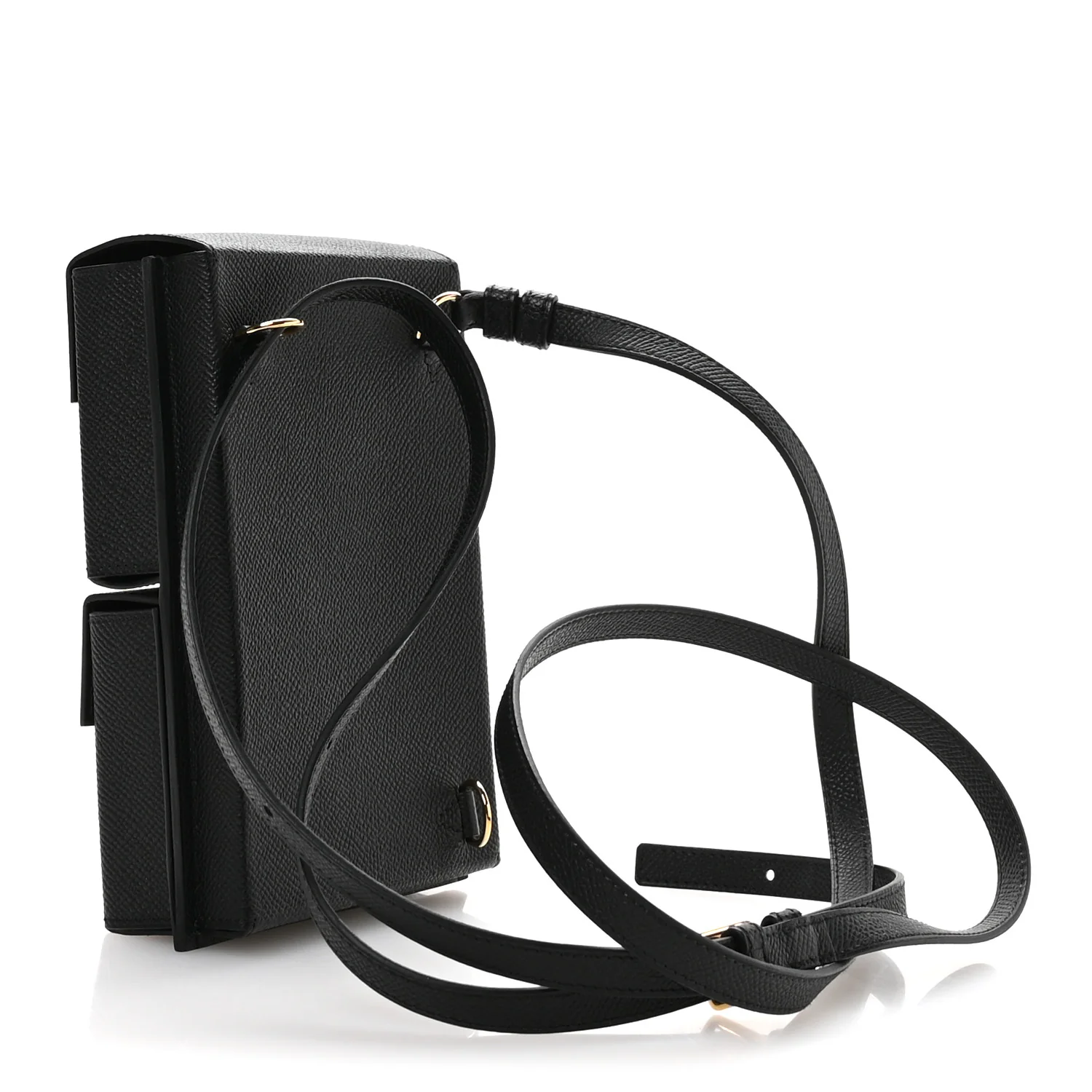 Epsom Kelly Multi Pocket Pochette To Go Black