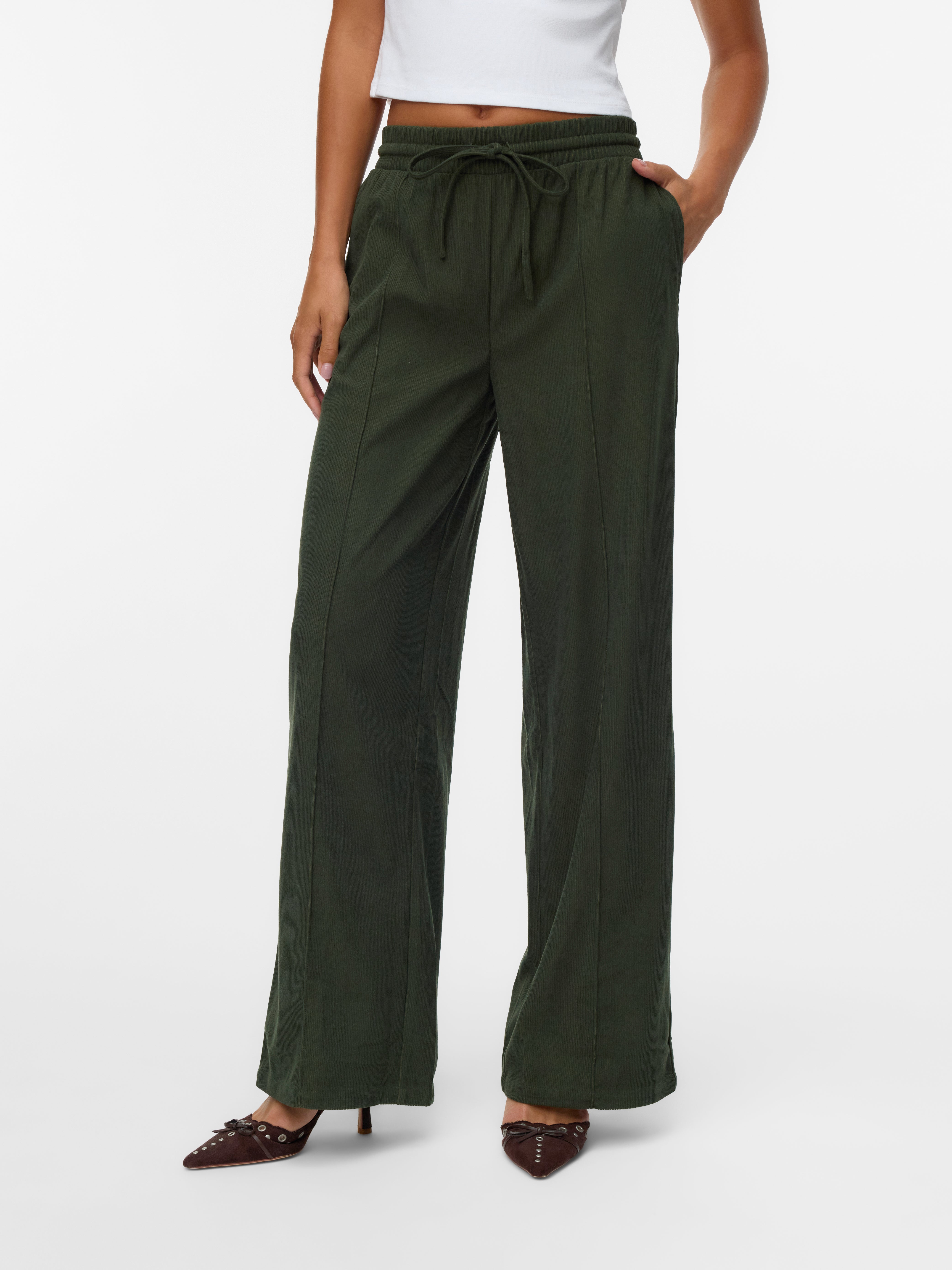 VERO MODA® VMVILJA High waist Velvet Trousers