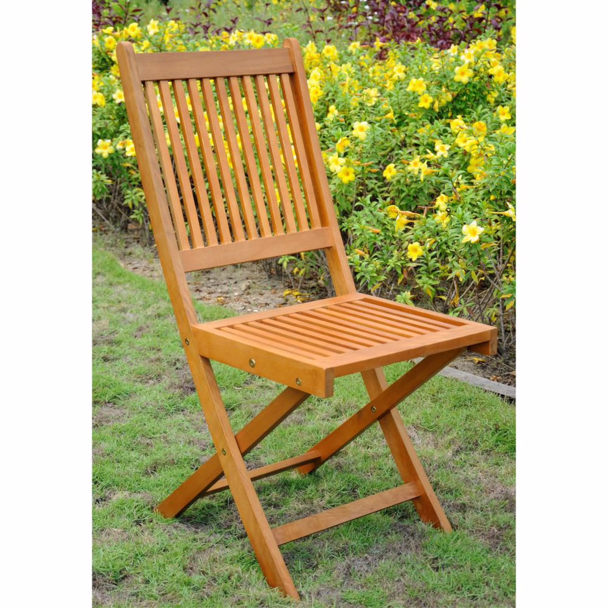 International Caravan Royal Tahiti Set of 2 Outdoor Folding Garden Chair