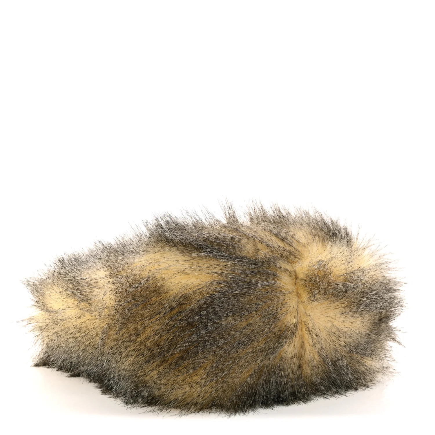 Aspen Vitello Faux Fur Tote Crema Black