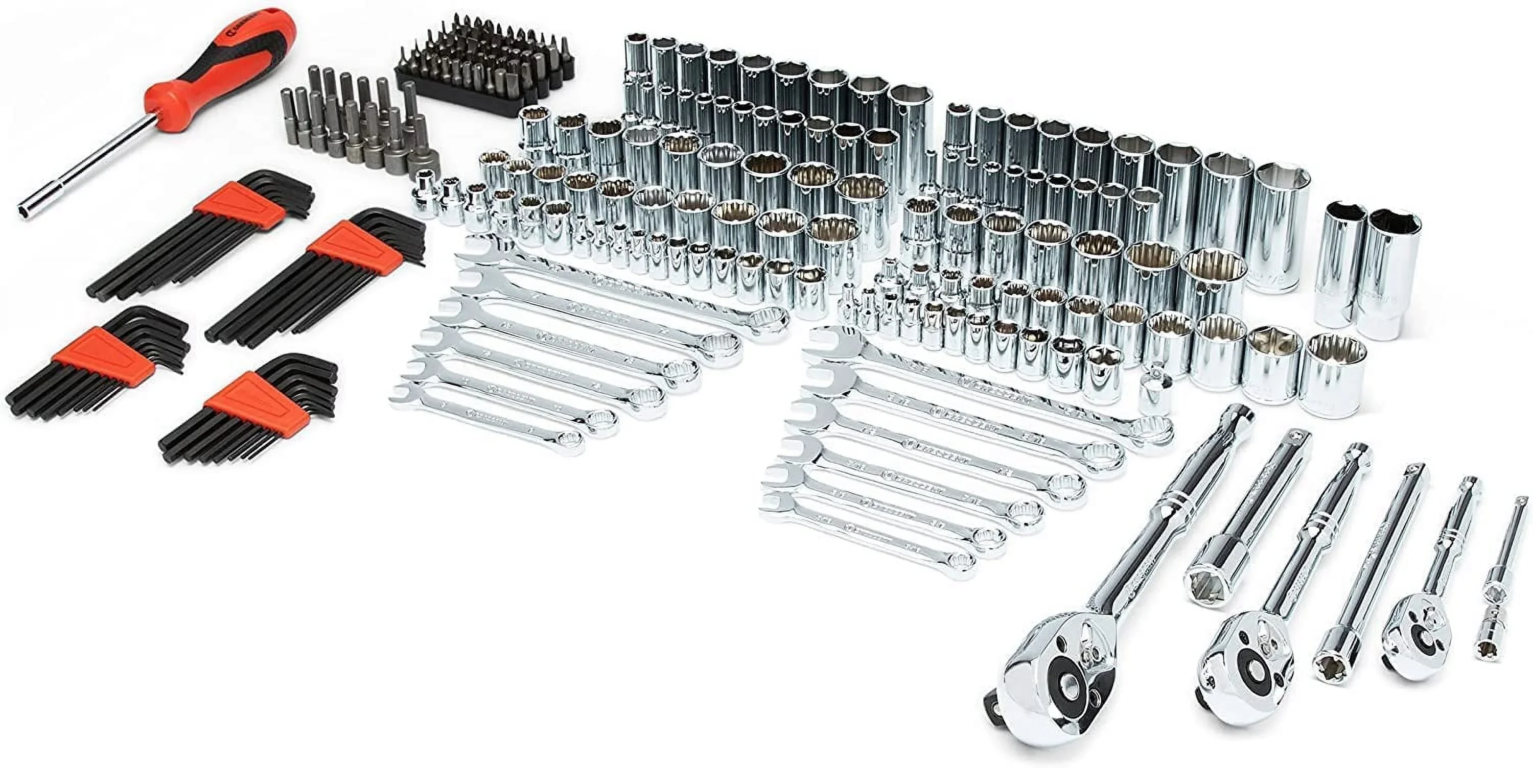 Gearwrench CTK229C 229 Piece 1/4 3/8 & 1/2 Drive Mechanics Hand Tool Set