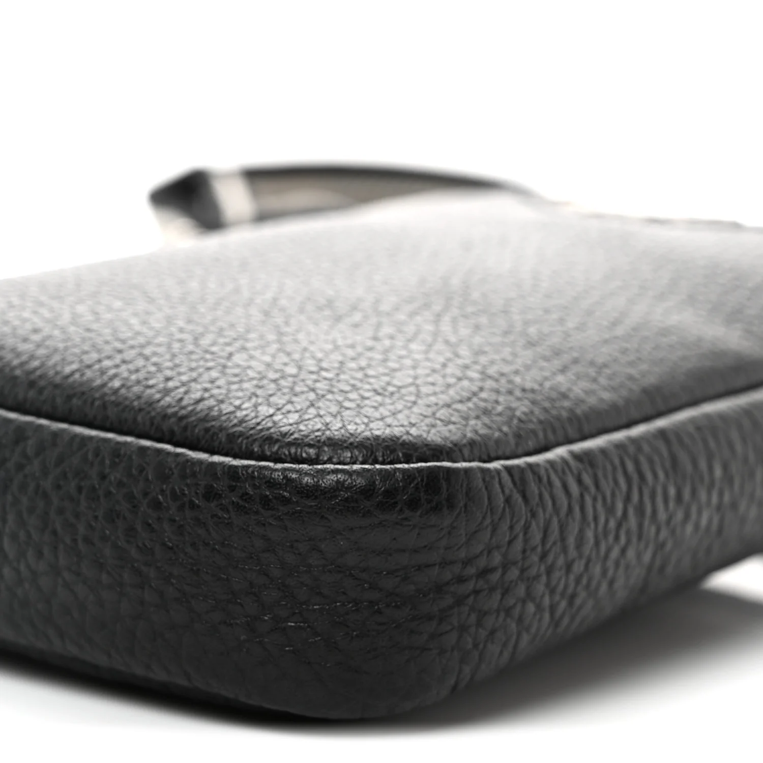 Vitello Daino Soft Mini Crossbody Bag Black