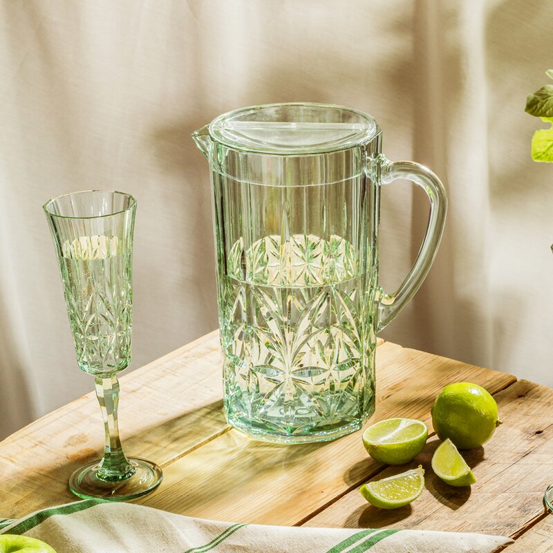 Idyll champagneglass 15 cl grønn