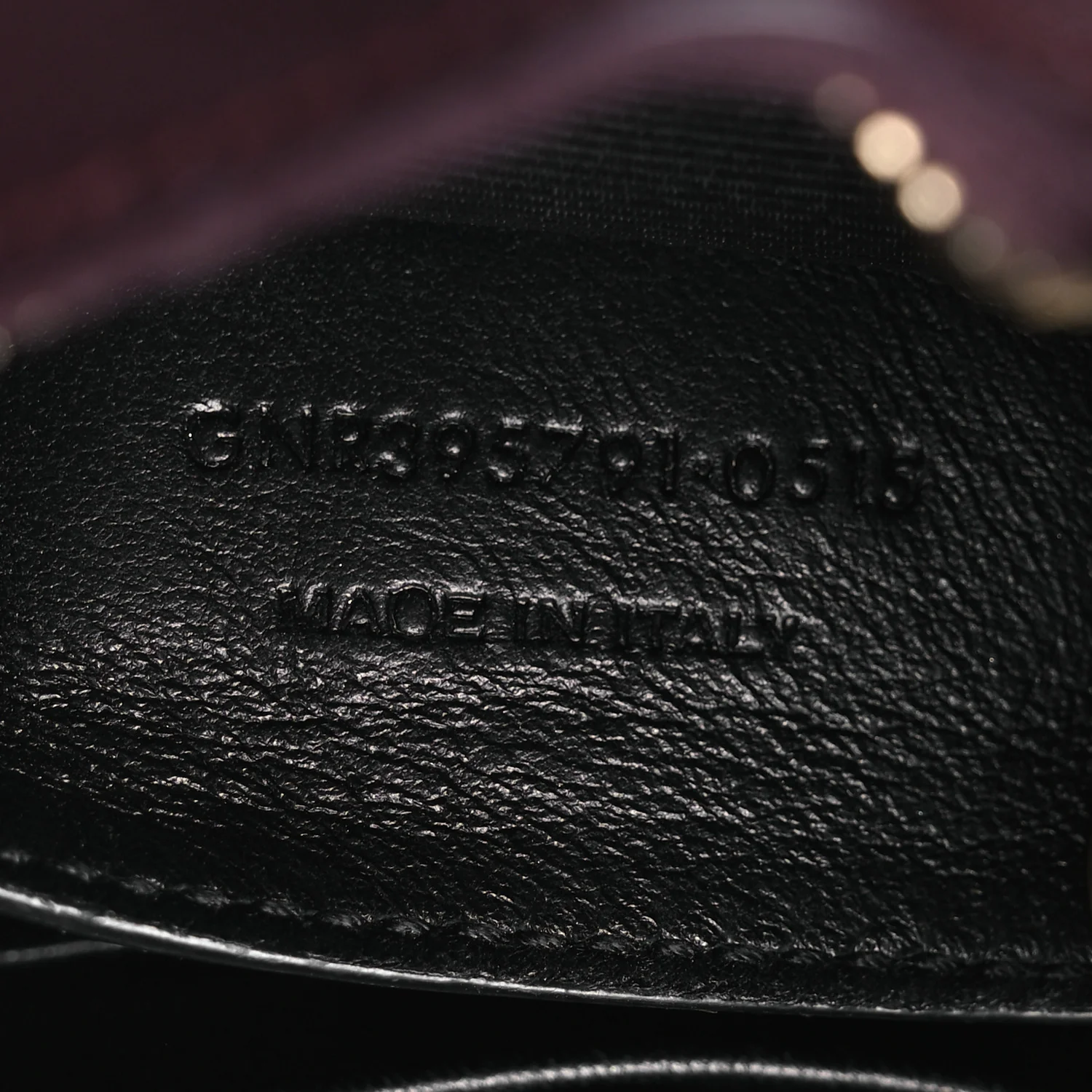 Grain De Poudre Small Classic Monogram Camera Bag Amaranto