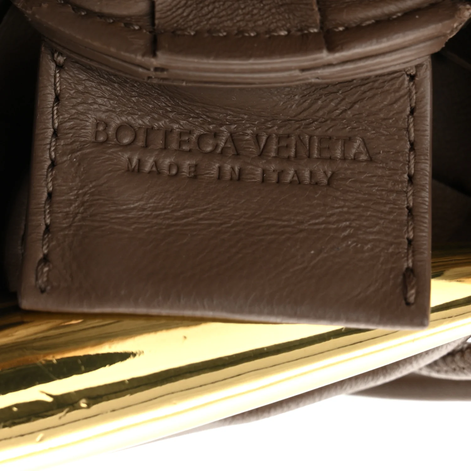 Nappa Intrecciato Mini Sardine Bag Taupe Grey