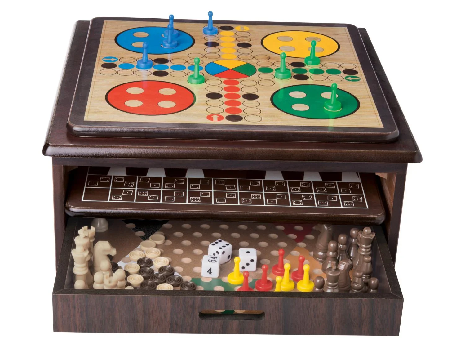 lupilu Bote de jeux en bois 10 en 1
