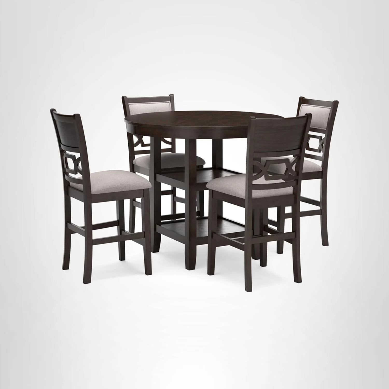 Ensemble de salle à manger 5 pièces Signature Design by Ashley Bridson comprenant une table et 4 tabourets de bar à dossier échelle