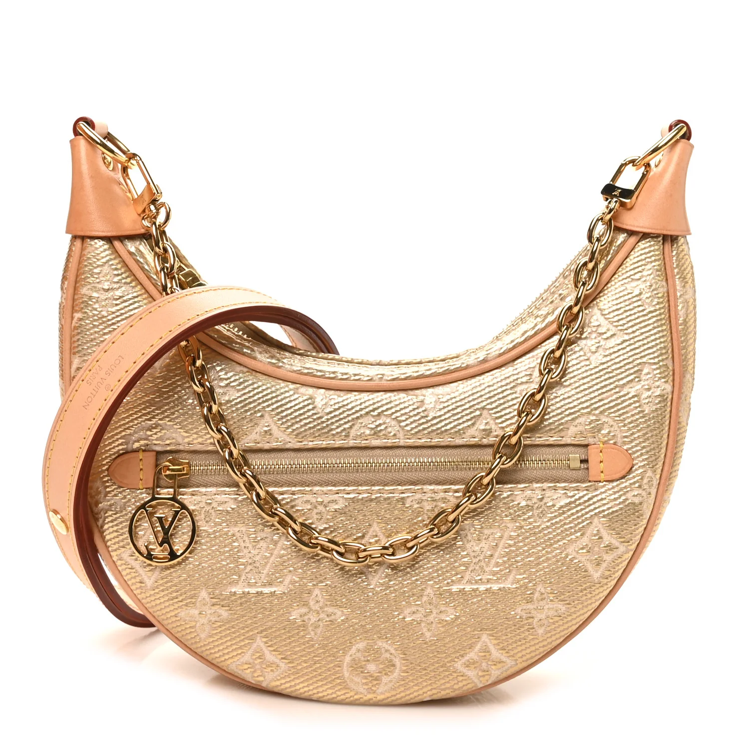 Monogram Jacquard Loop Gold