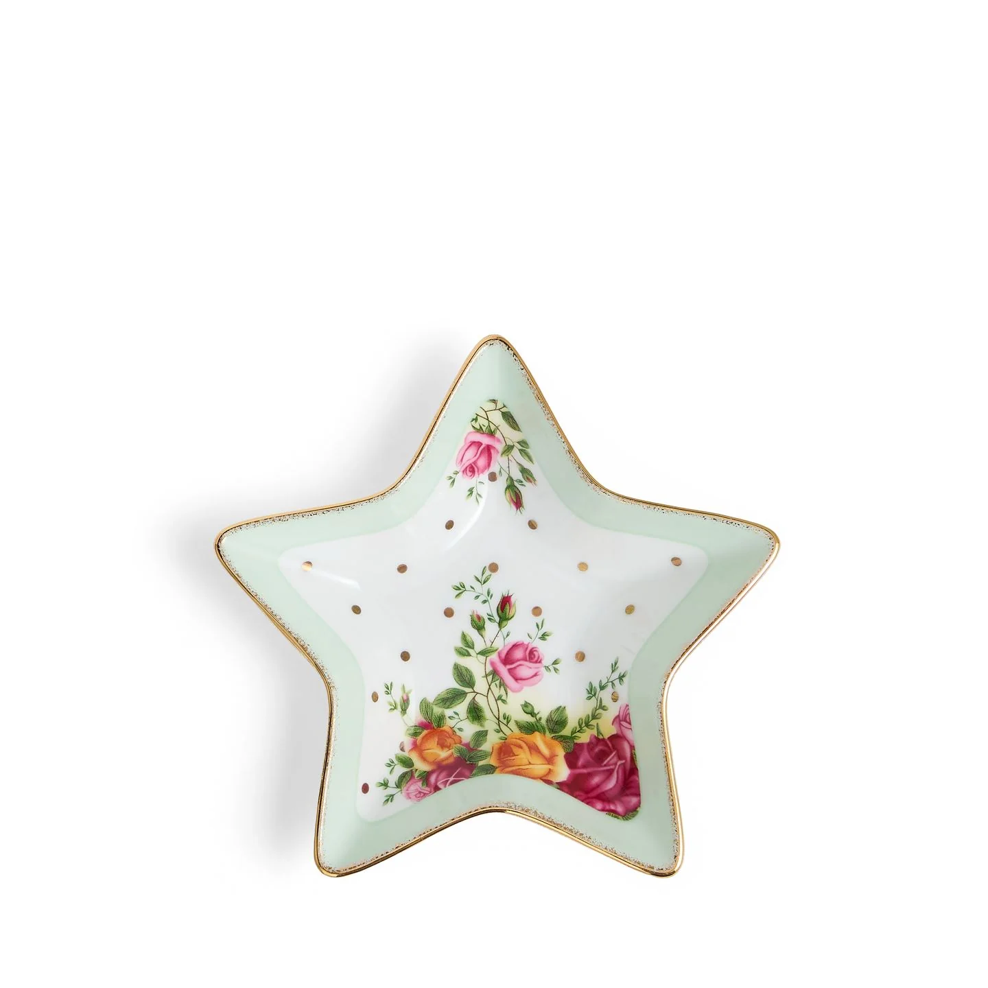 Old Country Roses Christmas Star Bowl