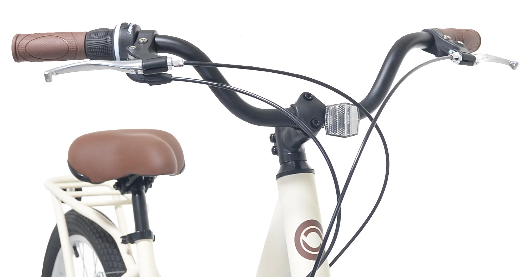 27 5" Laguna Comfort Bicycle, 27 5" Wheels, Fits Adult Riders 5'4" 6'2", Unisex, Cream Image 8