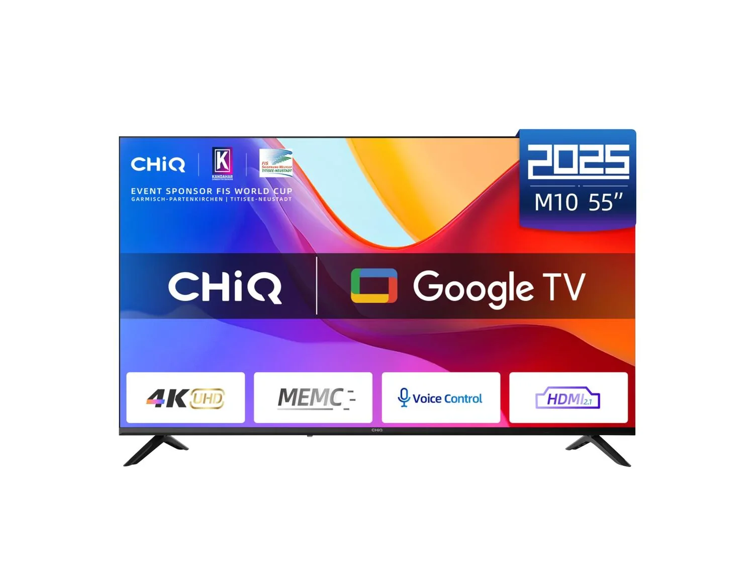 Chiq Smart TV UHD U55M10V, 55 pouces (138 cm)