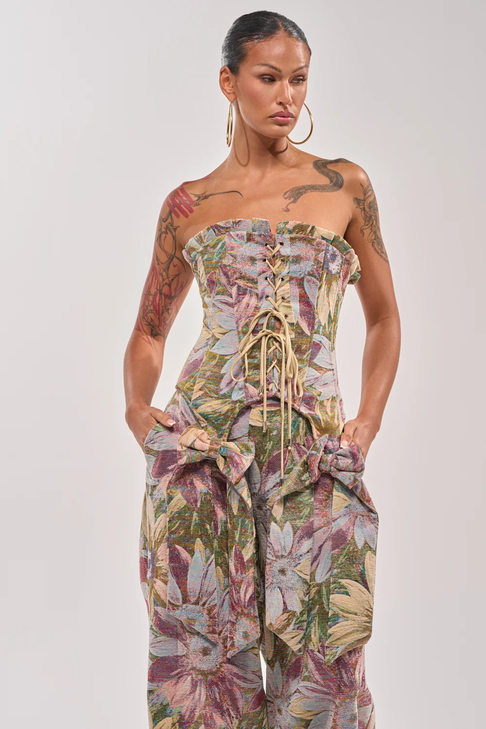 SUNFLOWER FIELDS CORSET - Akira Store