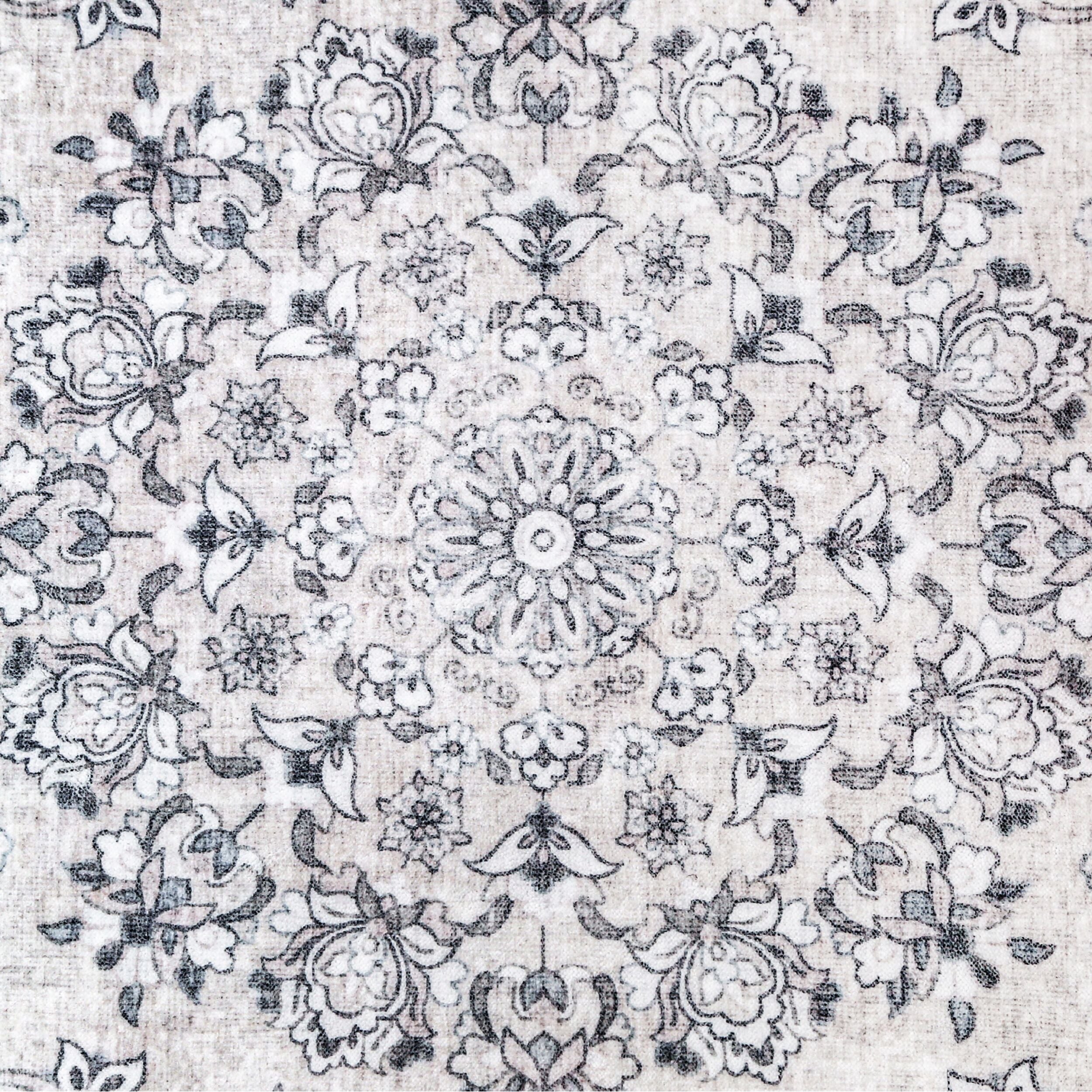 Ziba Round Washable Rug 200cm