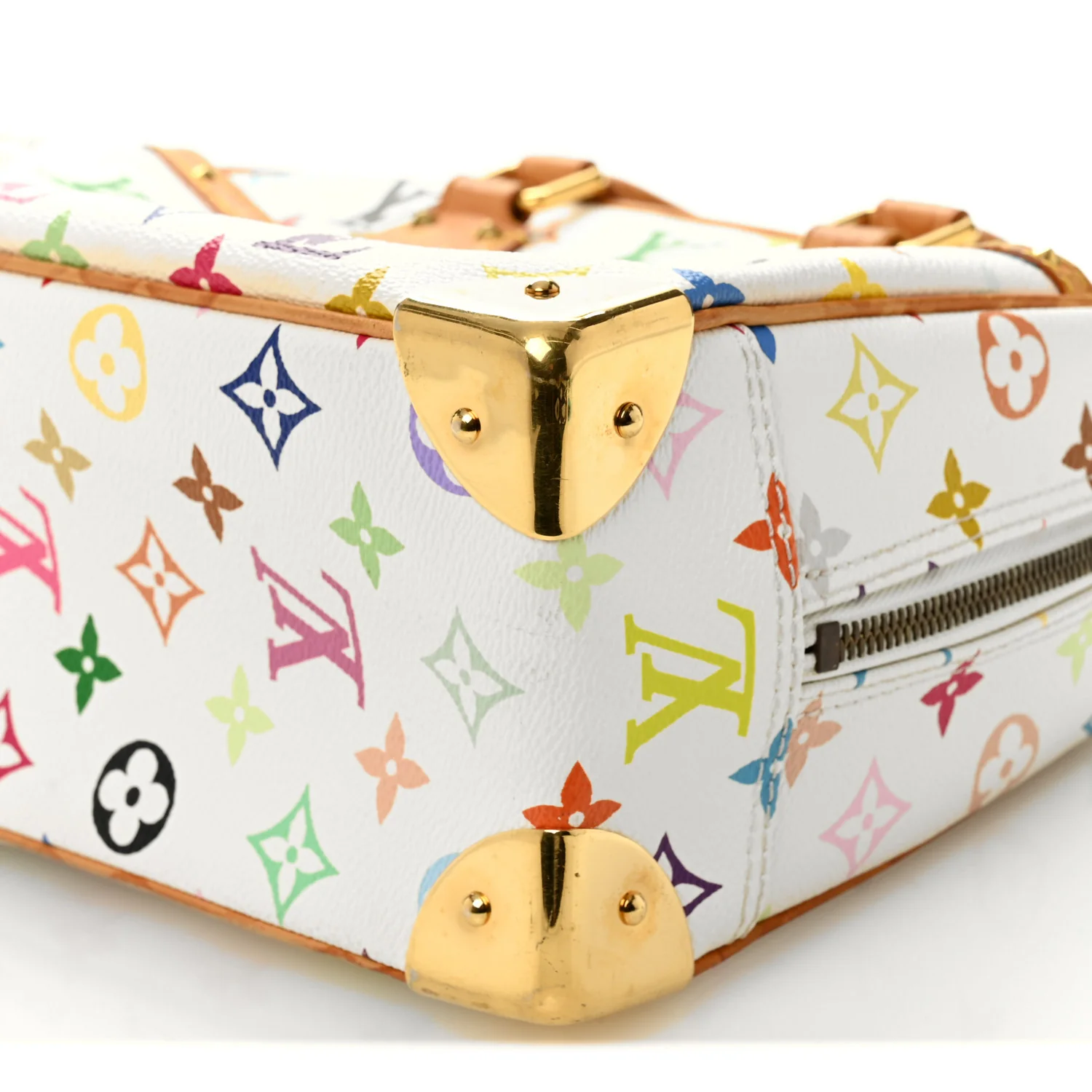 Monogram Multicolor Trouville White