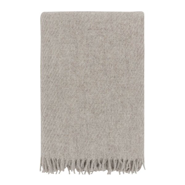 Falketind ullpledd 120x180 cm naturlig beige