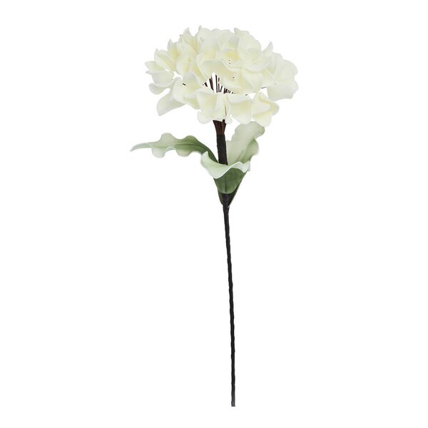 Happia blomsterdekorasjon 23 cm gul