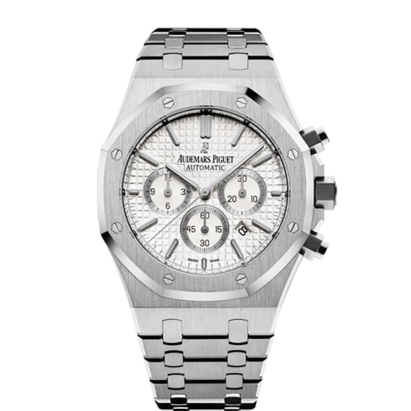 【Super Clone】Audemars Piguet Royal Oak Chronograph Silver-toned Dial 41mm 26320ST.OO.1220ST.02