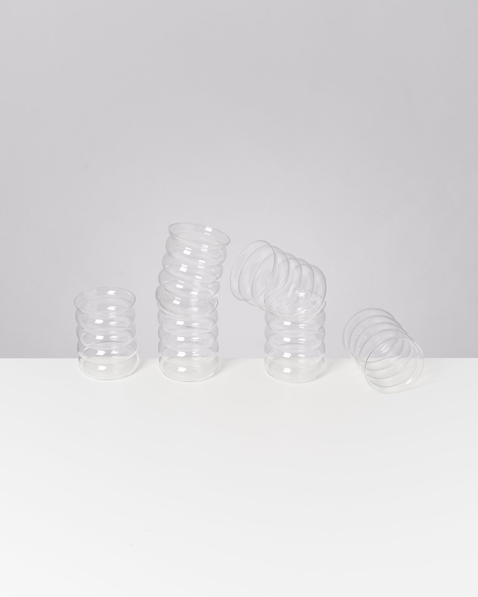 JOIA - LARGE GLASS BUBBLE TRANSPARENT SET OF 6