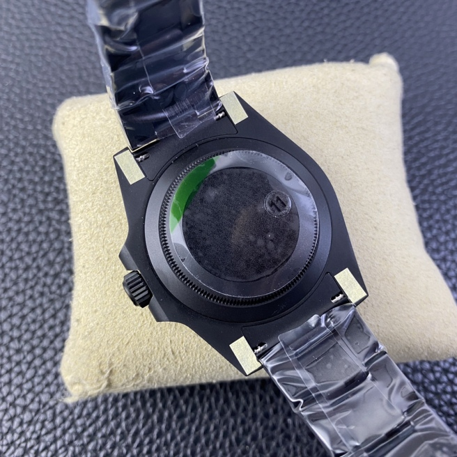 Rolex Submariner 116610LV PVD-DLC Stainless Steel Carbon Fiber Bezel Green Dial