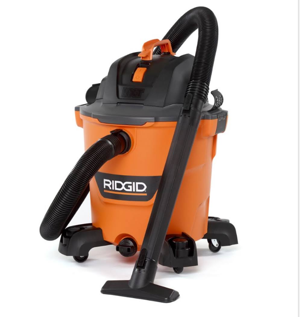 Ridgid 12 gal. 5.0-Peak HP NXT Wet/Dry Shop Vacuum with Filter, Hose and Accessories