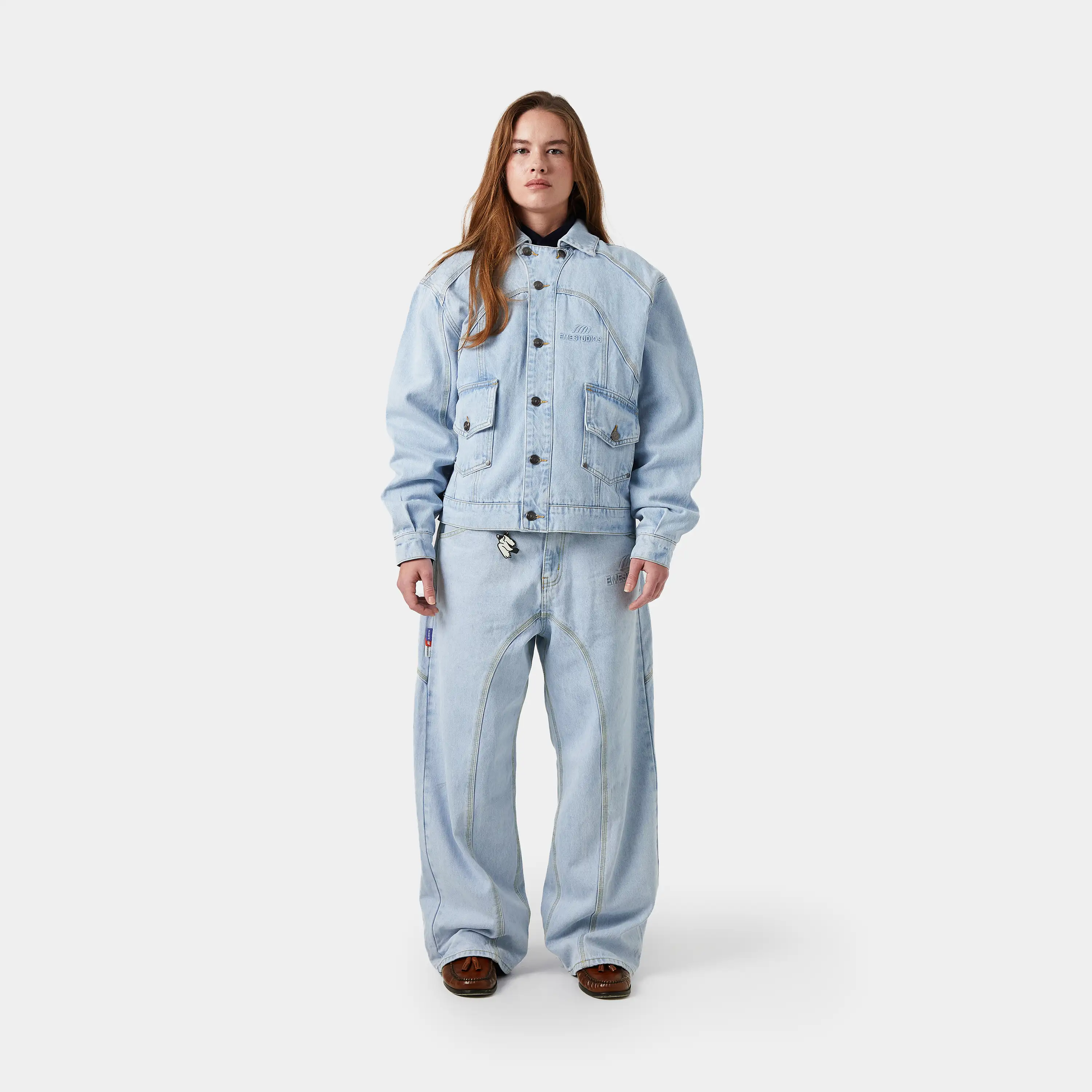 Eddy Pale Denim Boxy Jacket