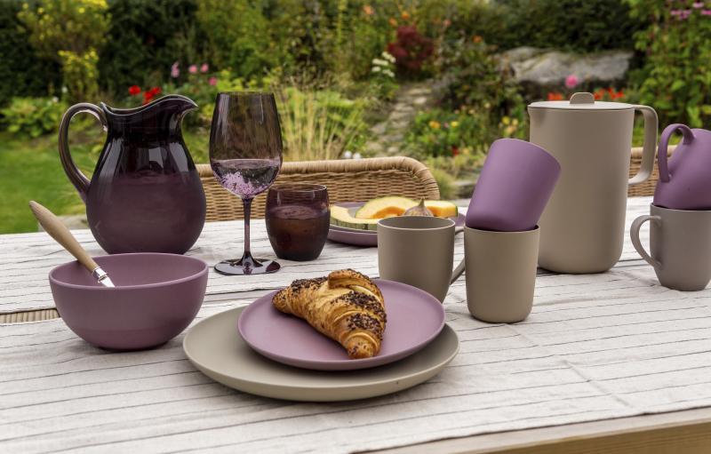 Mina vannglass 40 cl plum