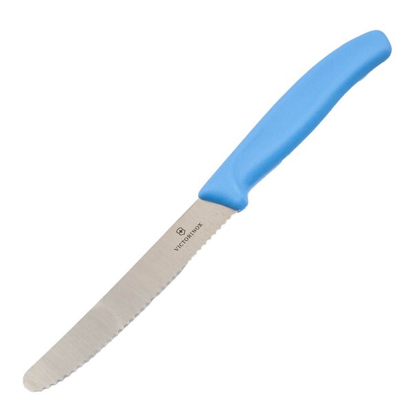 Swiss Classic tomatkniv 11 cm lys blå